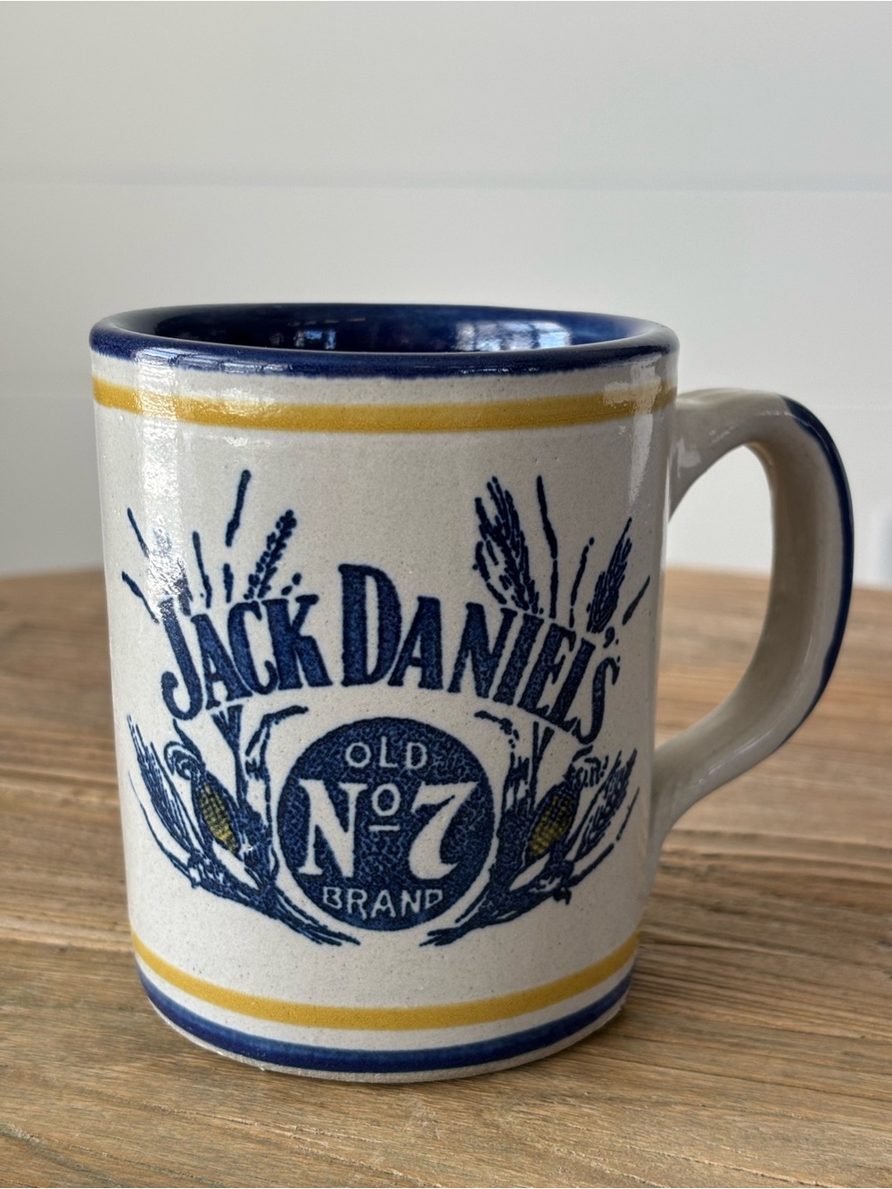 Vintage Jack Daniels Stoneware Ceramic "Hot Toddy" Coffee Mug